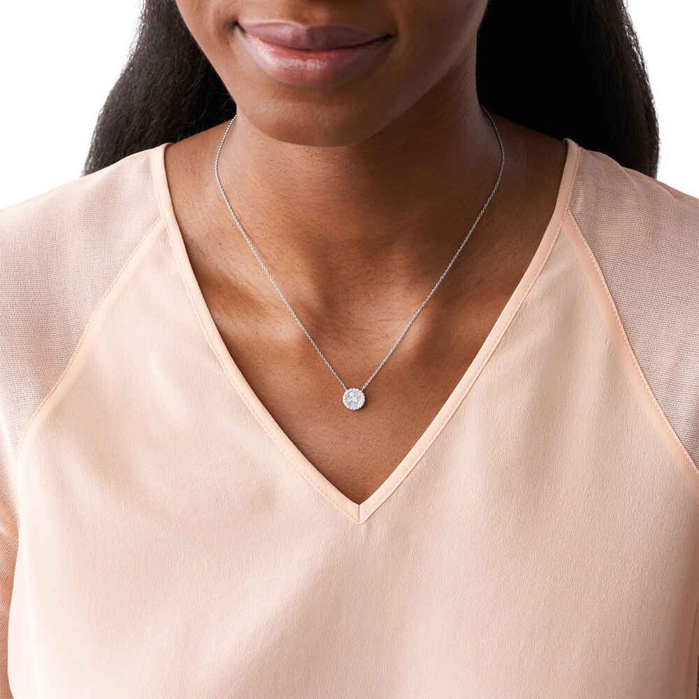 Detalle 2 de Fossil Collana da Donna in Argento Sterling – lucido, lunghezza 40 cm + estensioni