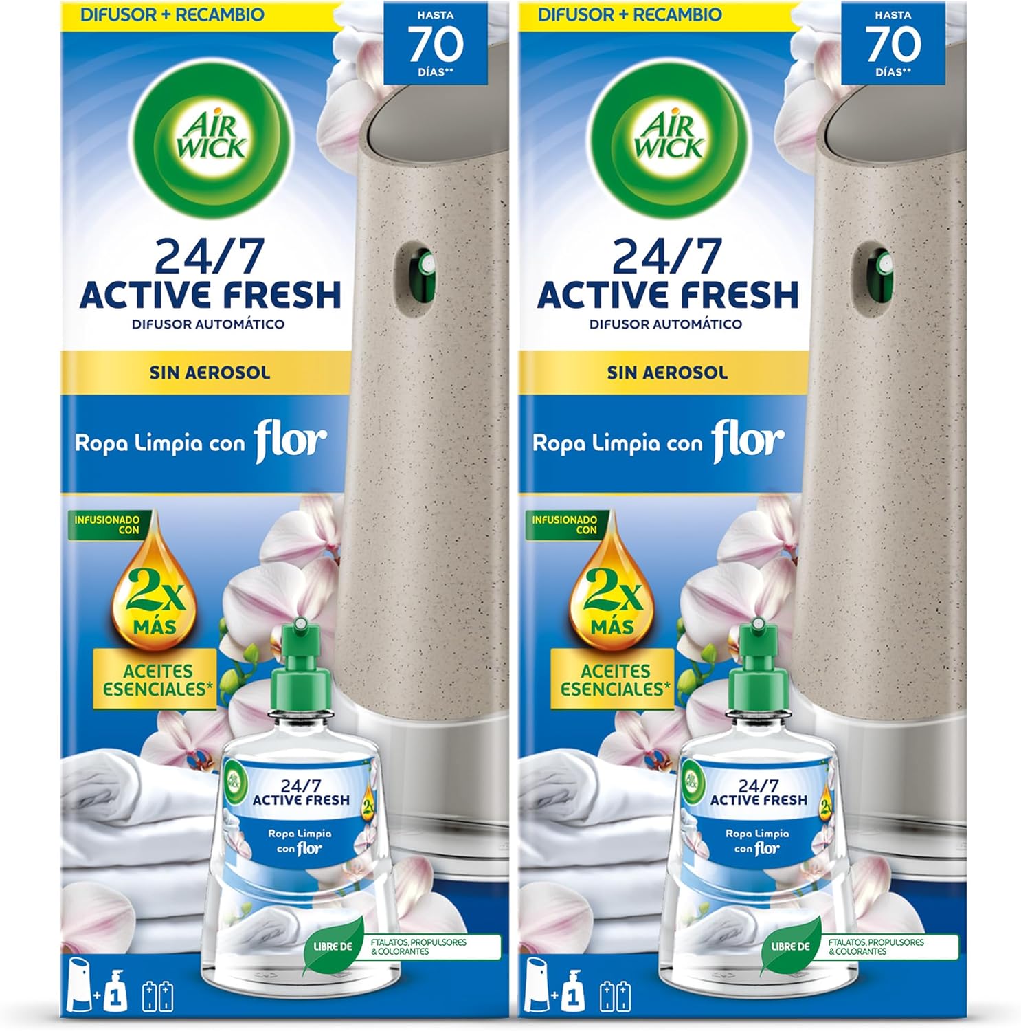 Thumbnail 1 de Air Wick Active Fresh Spray Automático Sin Aerosol, Pack 8