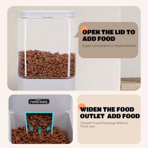 Thumbnail 3 de Nobleza Comedero automático y bebedero para gatos y perros con dispensador de agua de 3,8 L y comida (pack de 2)