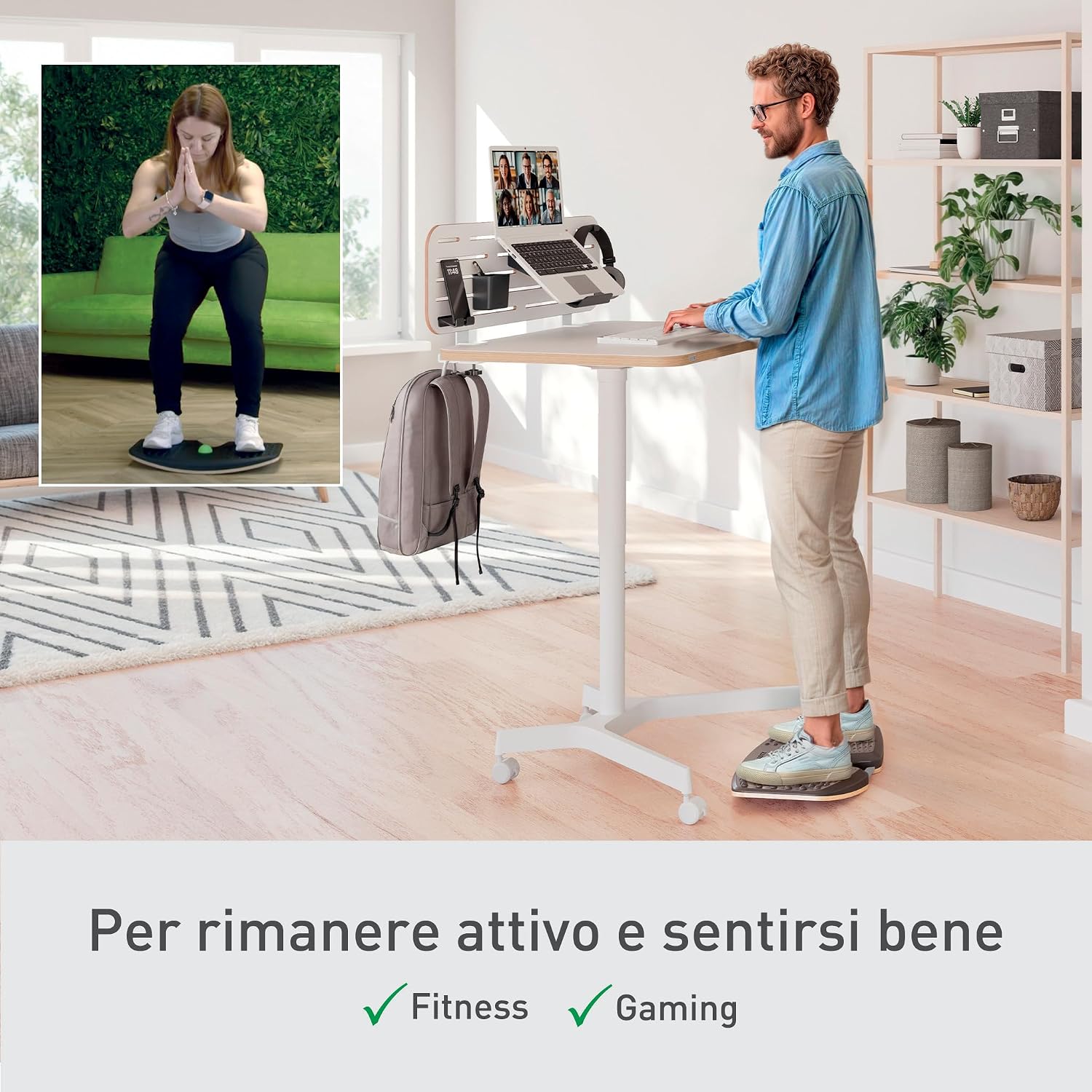 Thumbnail 4 de Leitz Ergonomic Active Balance Board 14° 🧘