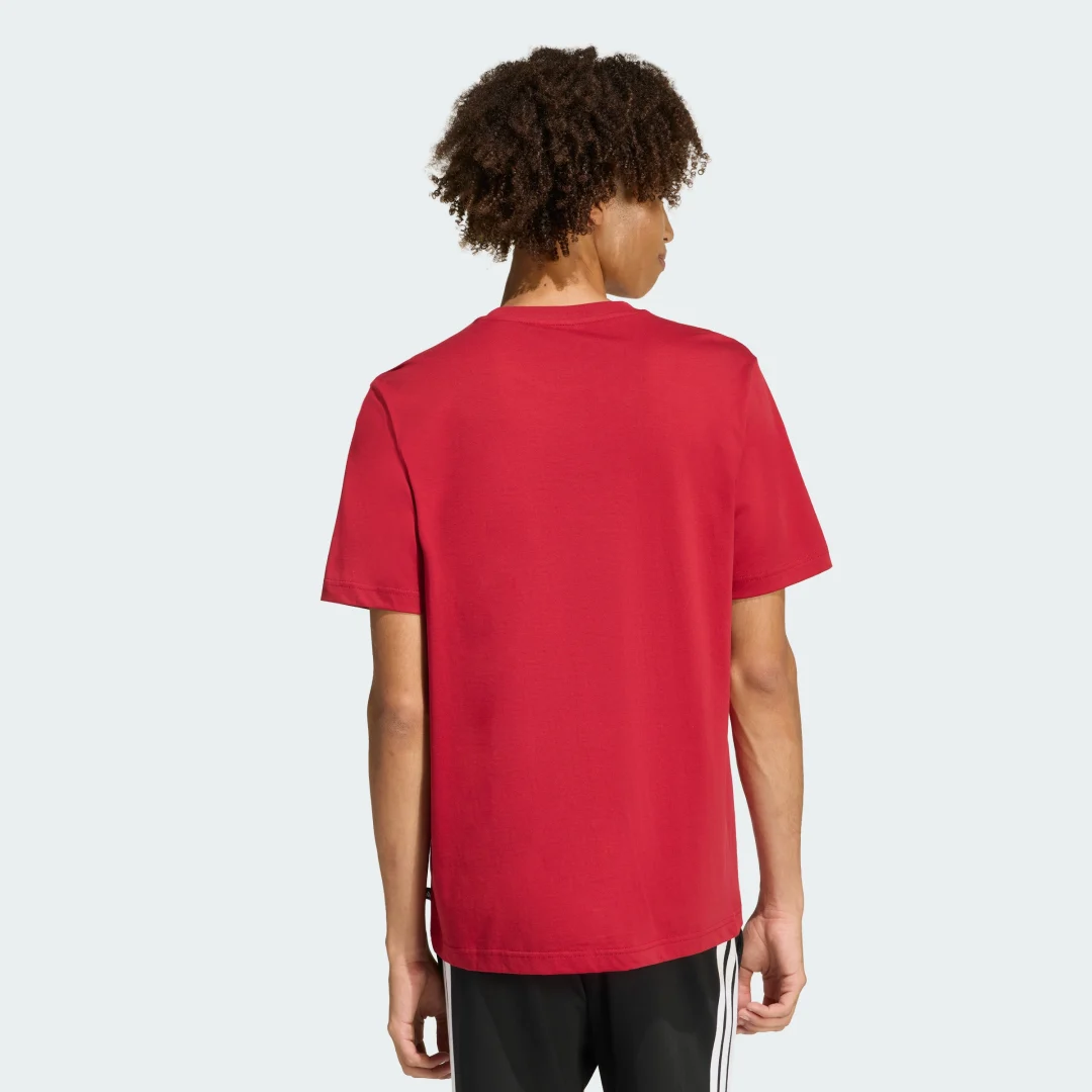 Thumbnail 1 de ADIDAS CAMISETA ESTAMPADA SUMMER SLIDE TRIM - Burgundy