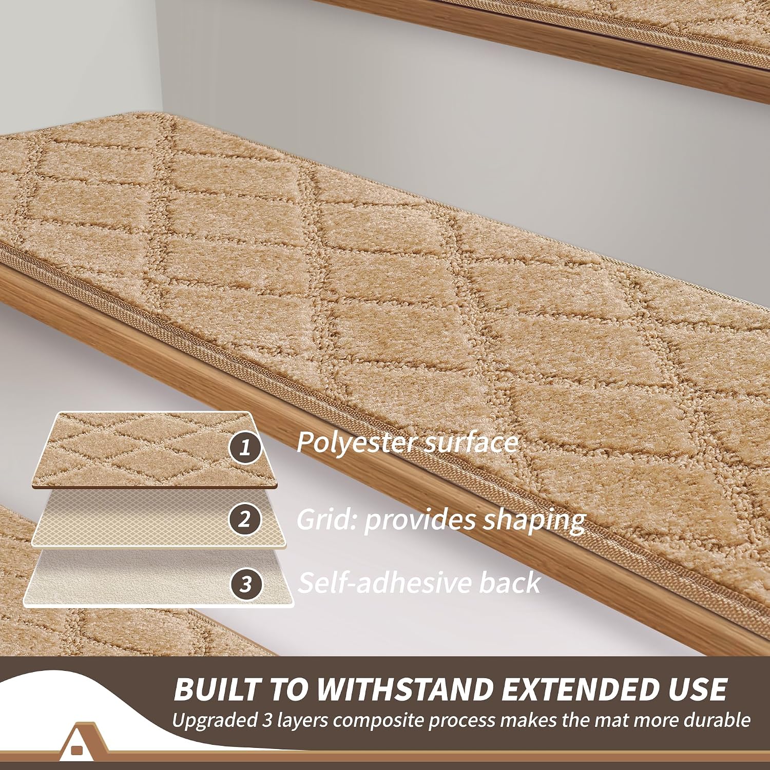 Thumbnail 6 de BONACA Non-Slip Stair Treads 9" x 32