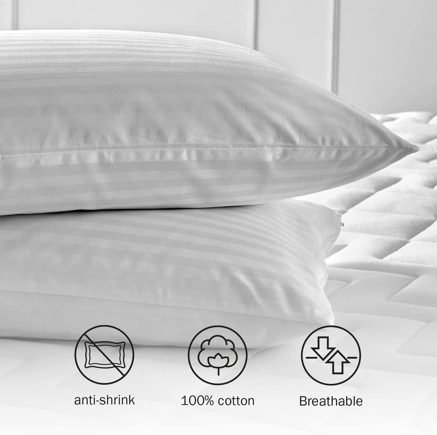 Thumbnail 5 de Pikolin Home - Pack 2 Fundas Almohada 100% Algodón