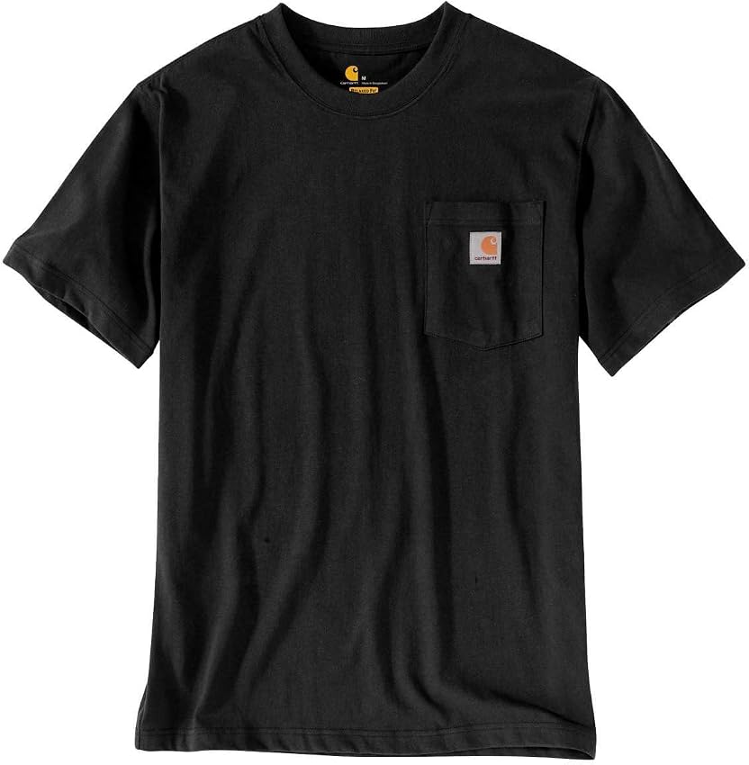 Detalle de Carhartt K87 Camiseta work utility negra M