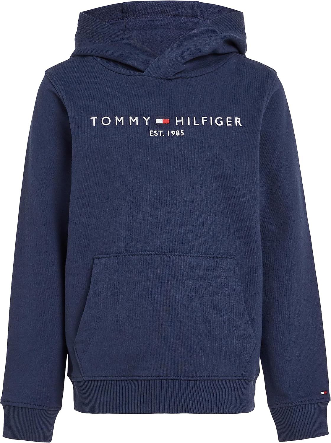 Detalle de Felpa con cappuccio Tommy Hilfiger Essential Hoodie Bambini Unisex – stile classico e comfort
