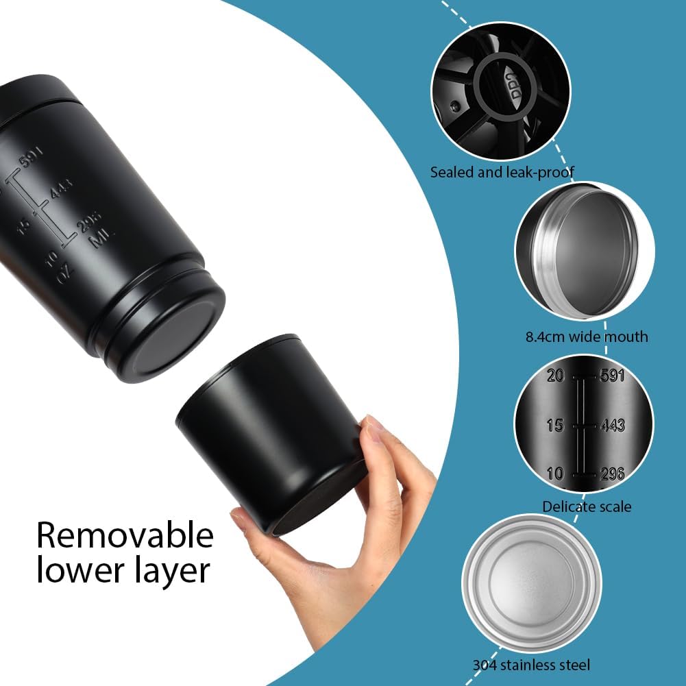 Thumbnail 2 de ACWOO 700ml Protein Shaker Bottle 🥤
