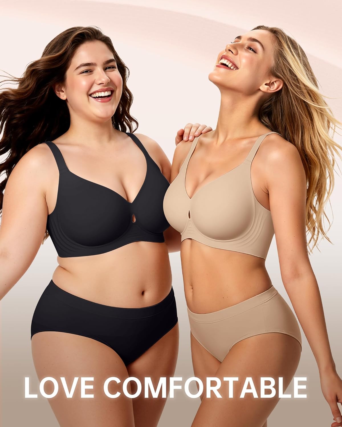 Thumbnail 5 de LetsJoli Wireless Water-Drop Jelly Bra: Seamless Comfort with Full Coverage