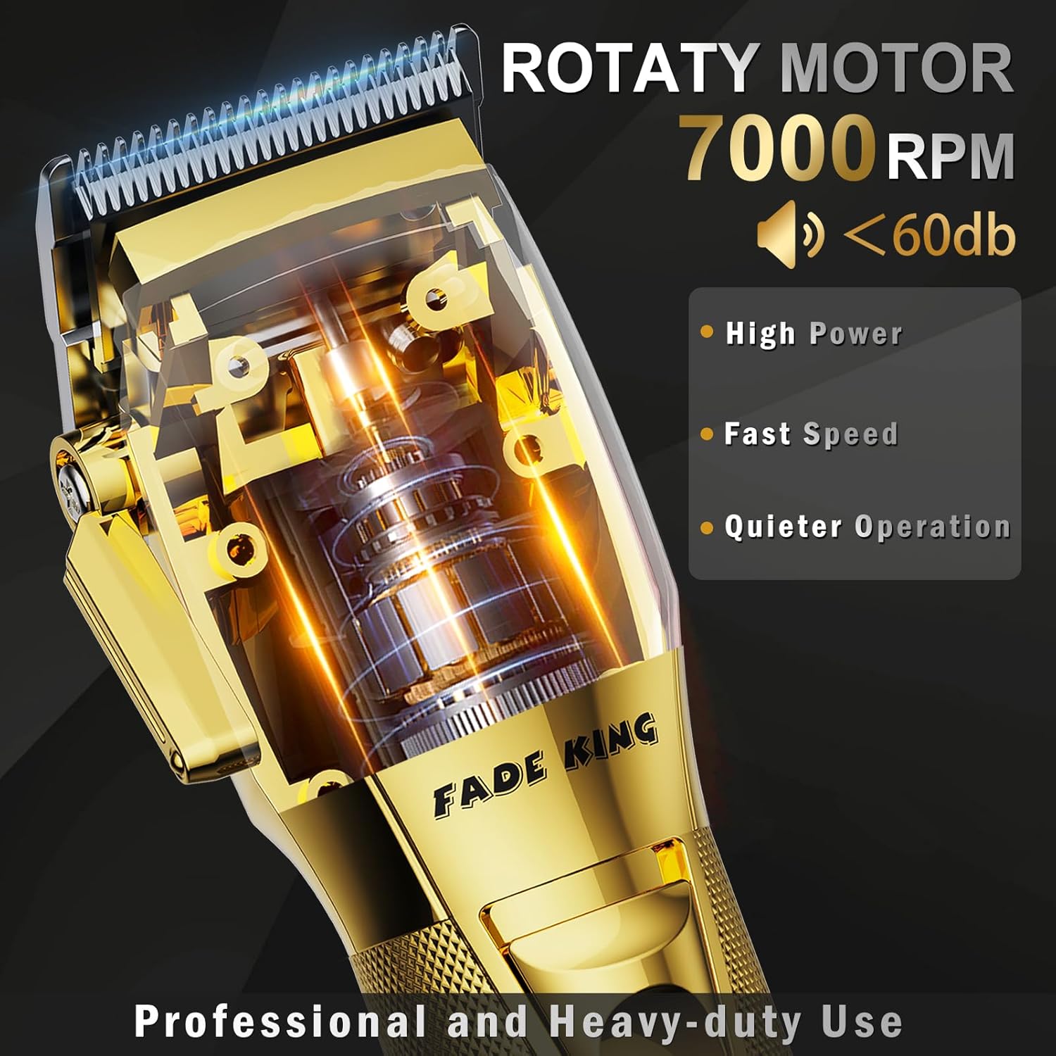 Thumbnail 4 de FADEKING Professional Hair Clippers with LCD Display ⚙