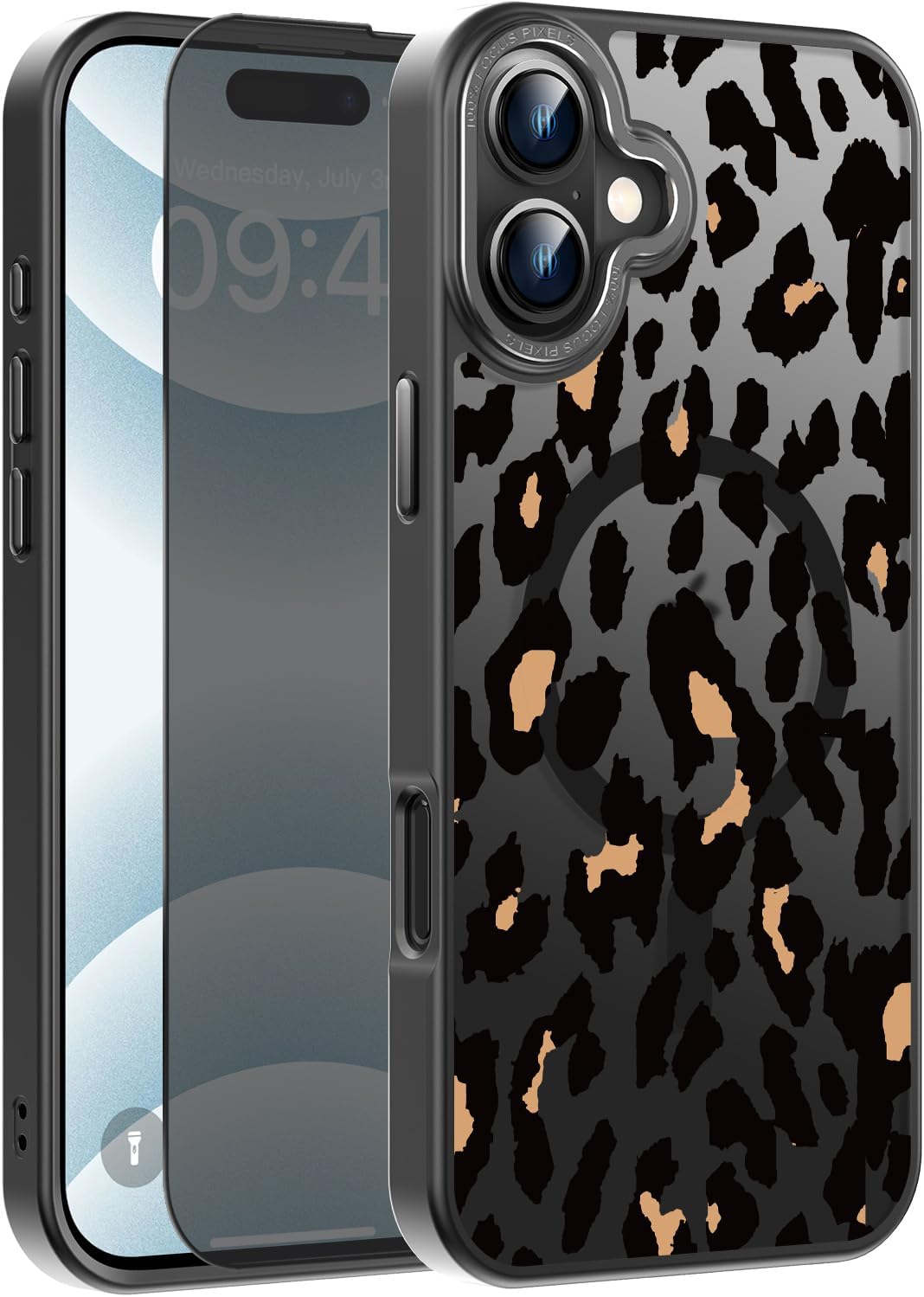 Detalle de FUNMIKO iPhone 17 Case with Privacy Screen Protector