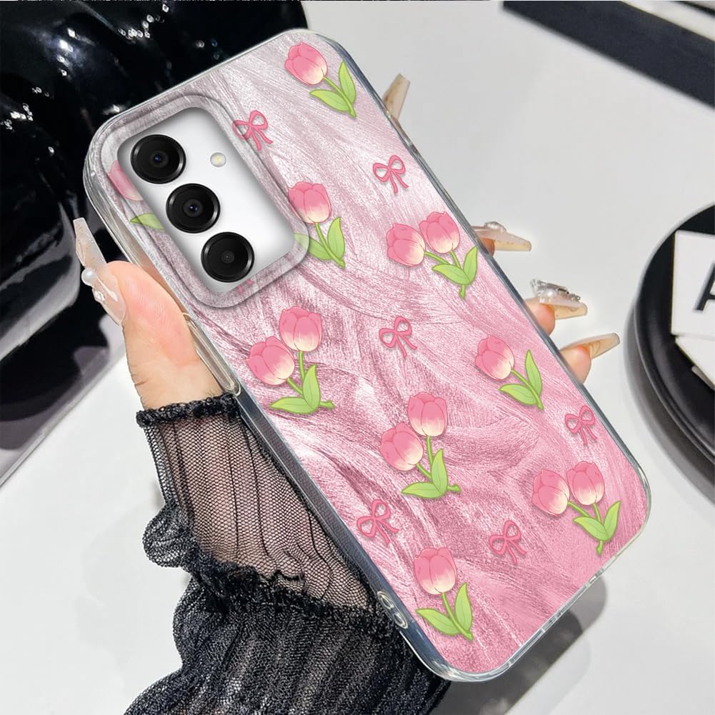 Thumbnail 4 de Tedyhulle Hülle für Samsung Galaxy A13 4G/5G & A04S – dünne TPU-Schutzhülle mit rosa Blumen-Design