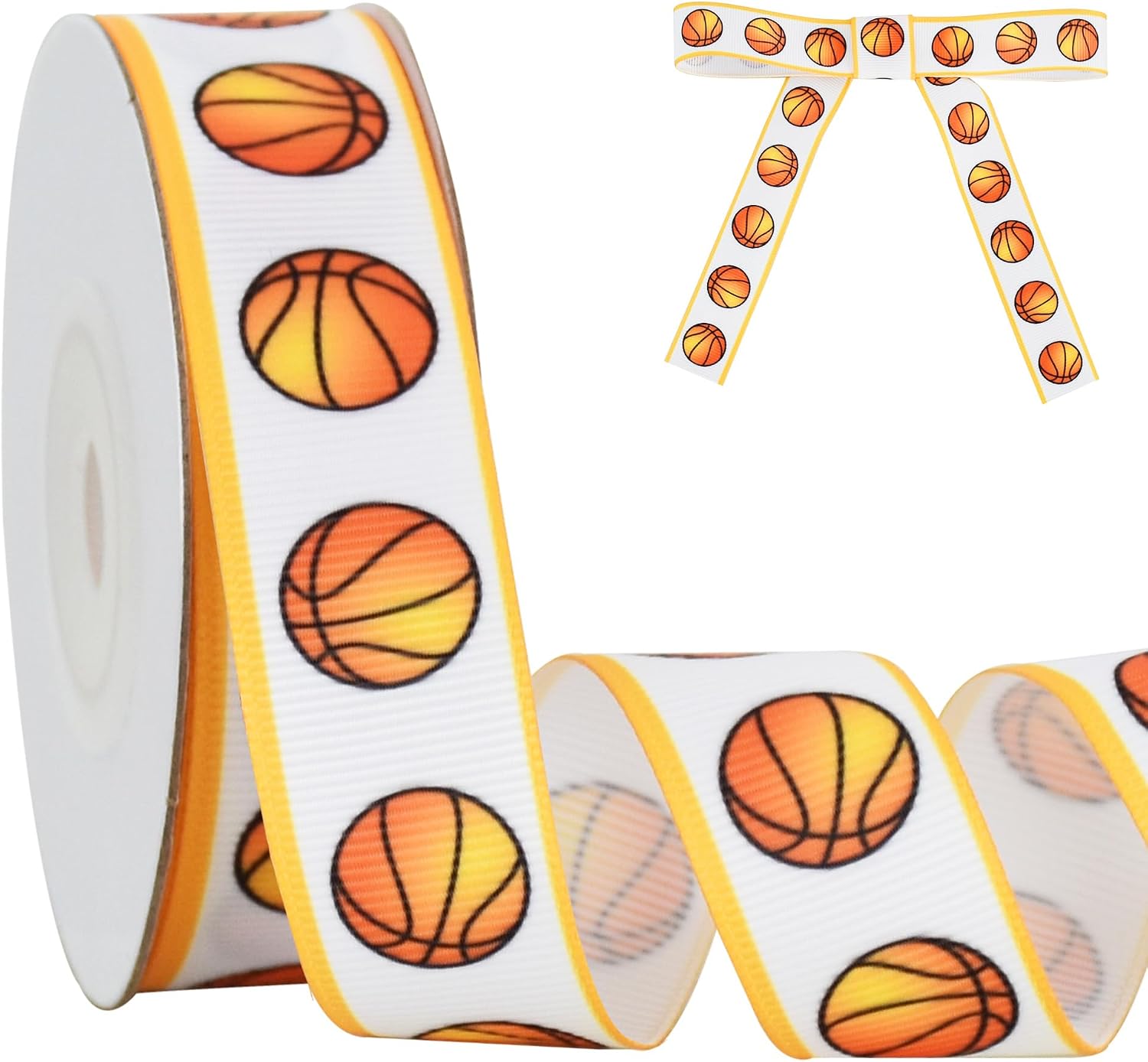 Detalle de RIBBOOO Basketball Ribbon, 7/8-Inch