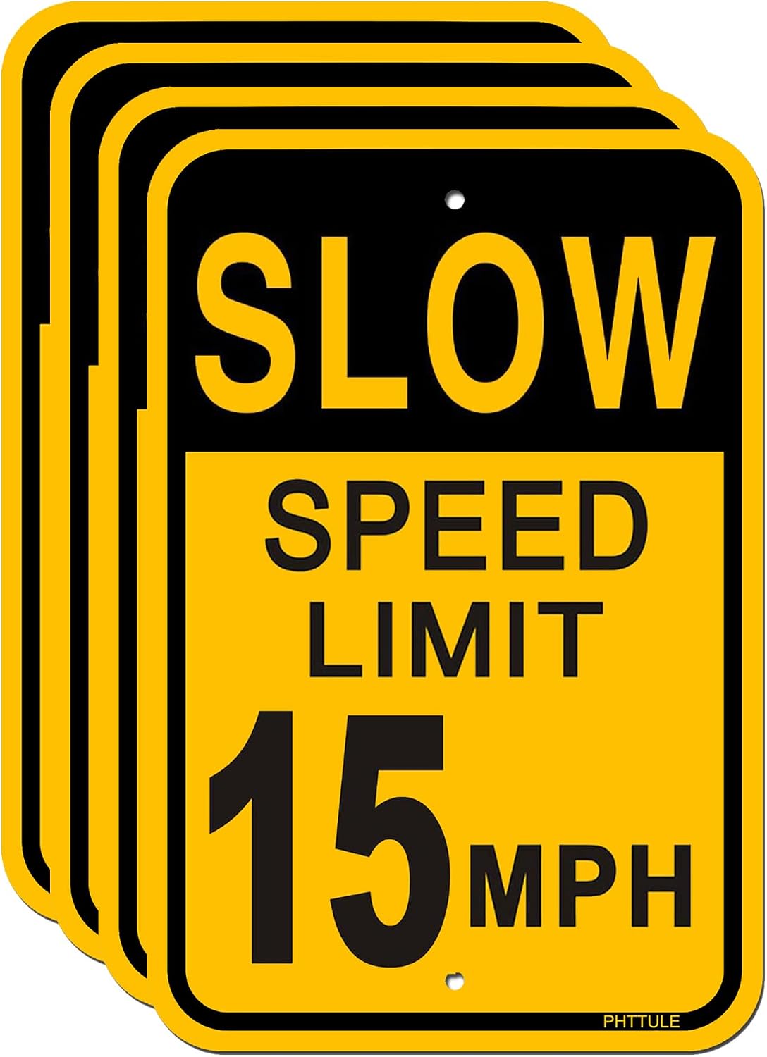 Detalle 2 de PHTTULE Speed Limit Sign 12 x 18 Inches