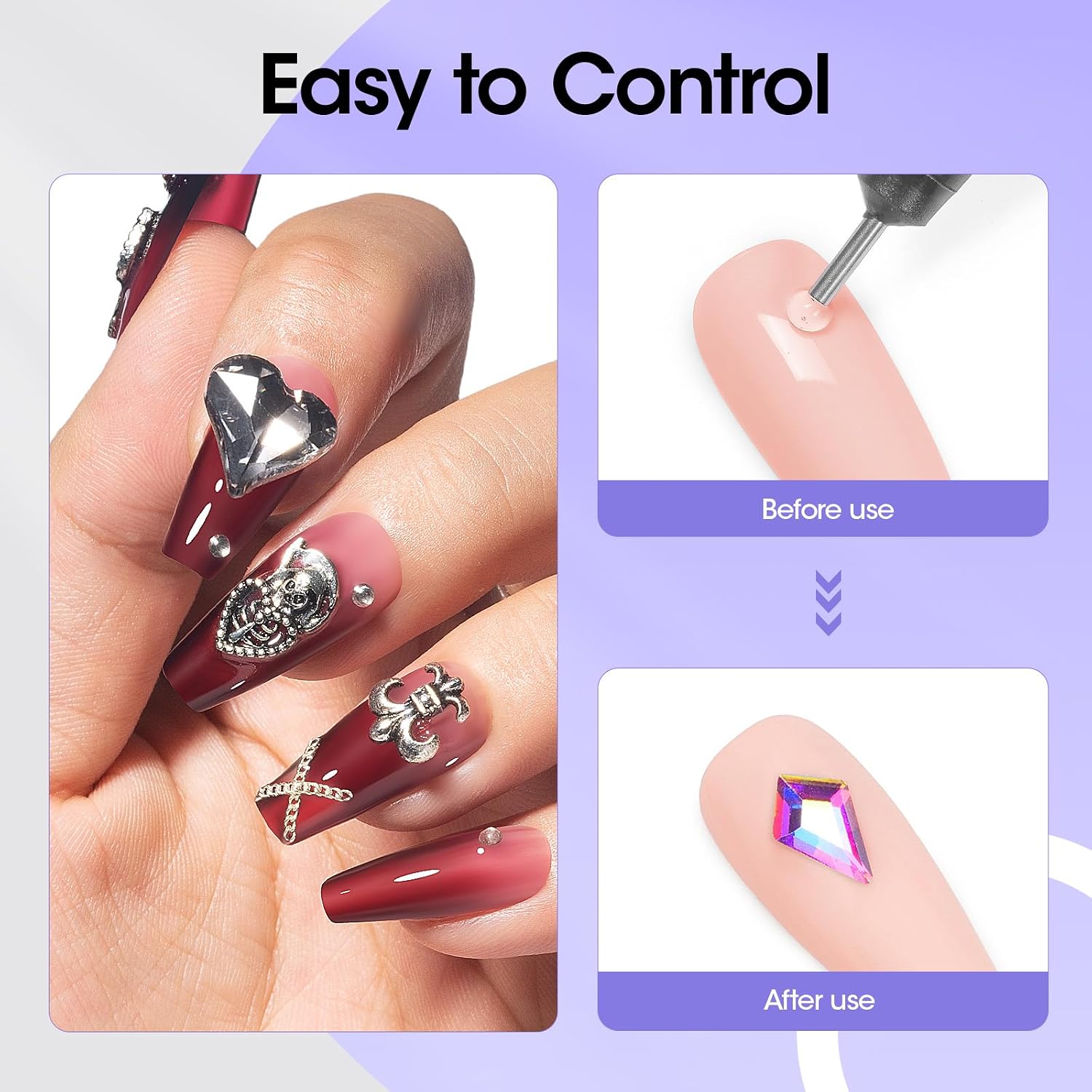 Detalle 2 de GELLEN Nail Rhinestone Glue 30g