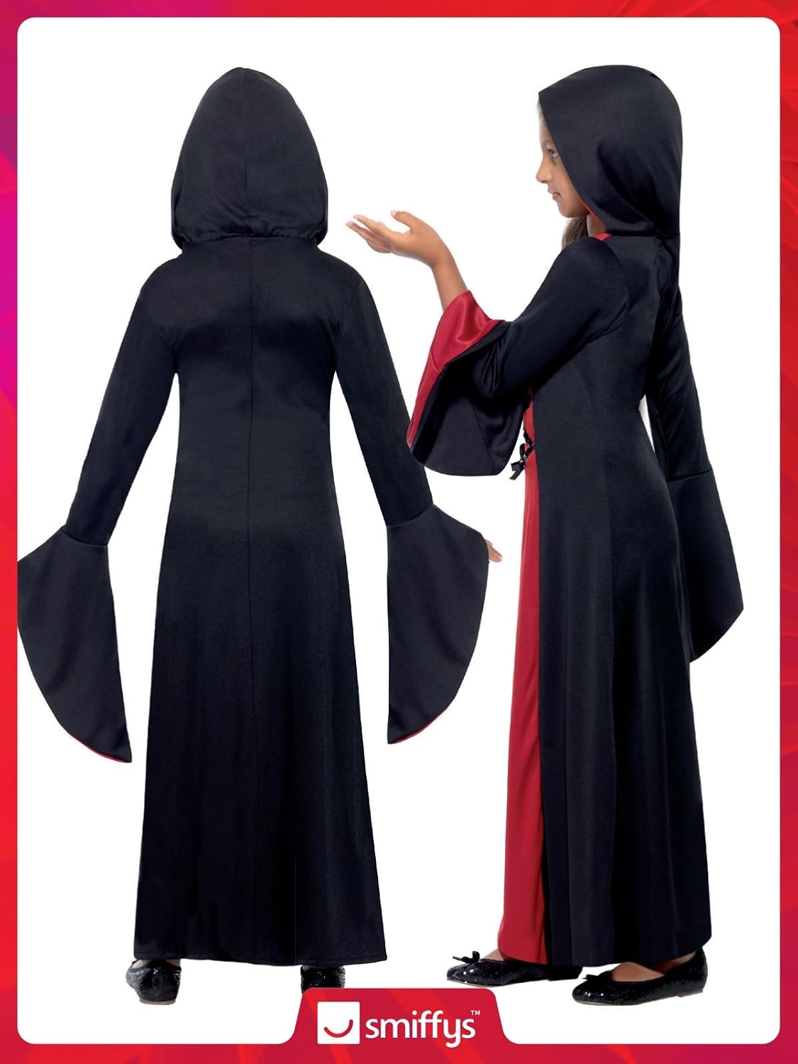 Thumbnail 5 de Smiffys Costume vamp Rouge et Noir 10-12 ans đ