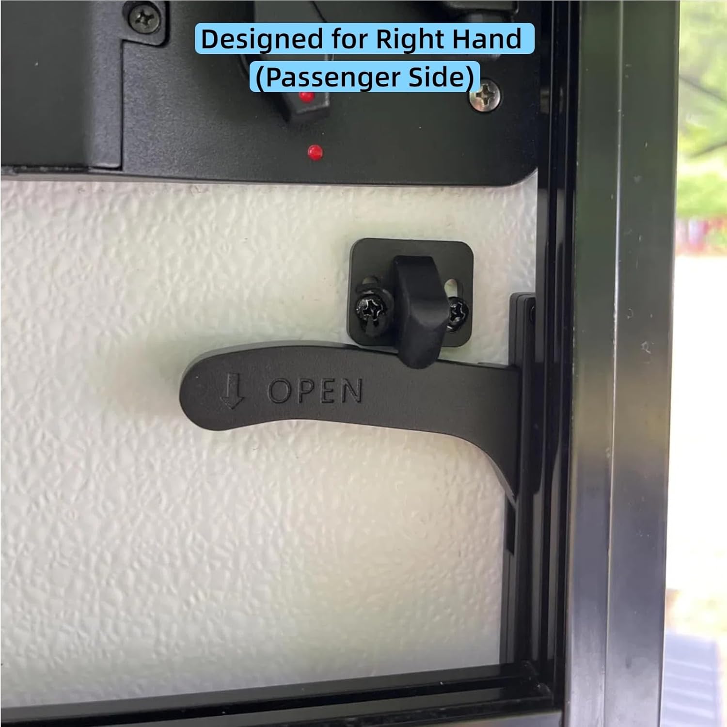 Thumbnail 3 de WanDwel Aluminum RV Screen Door Latch Handle Replacement Kit (Right Hand) for Passenger Side