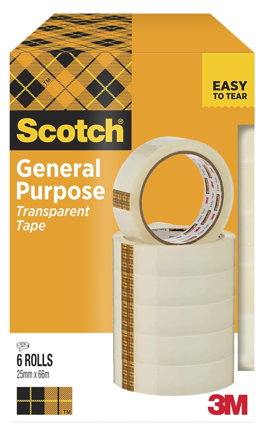Detalle 2 de Nastro adesivo trasparente Scotch 508 6 rotoli