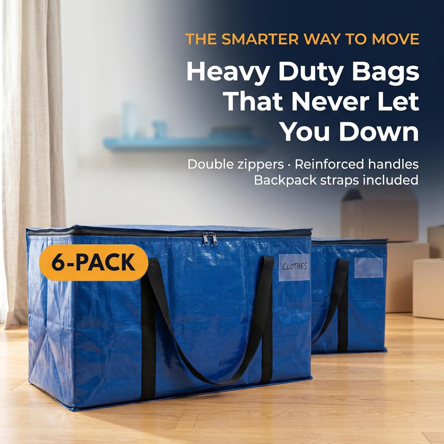 Detalle 2 de ClearSpace Heavy Duty Moving Boxes 6 pack