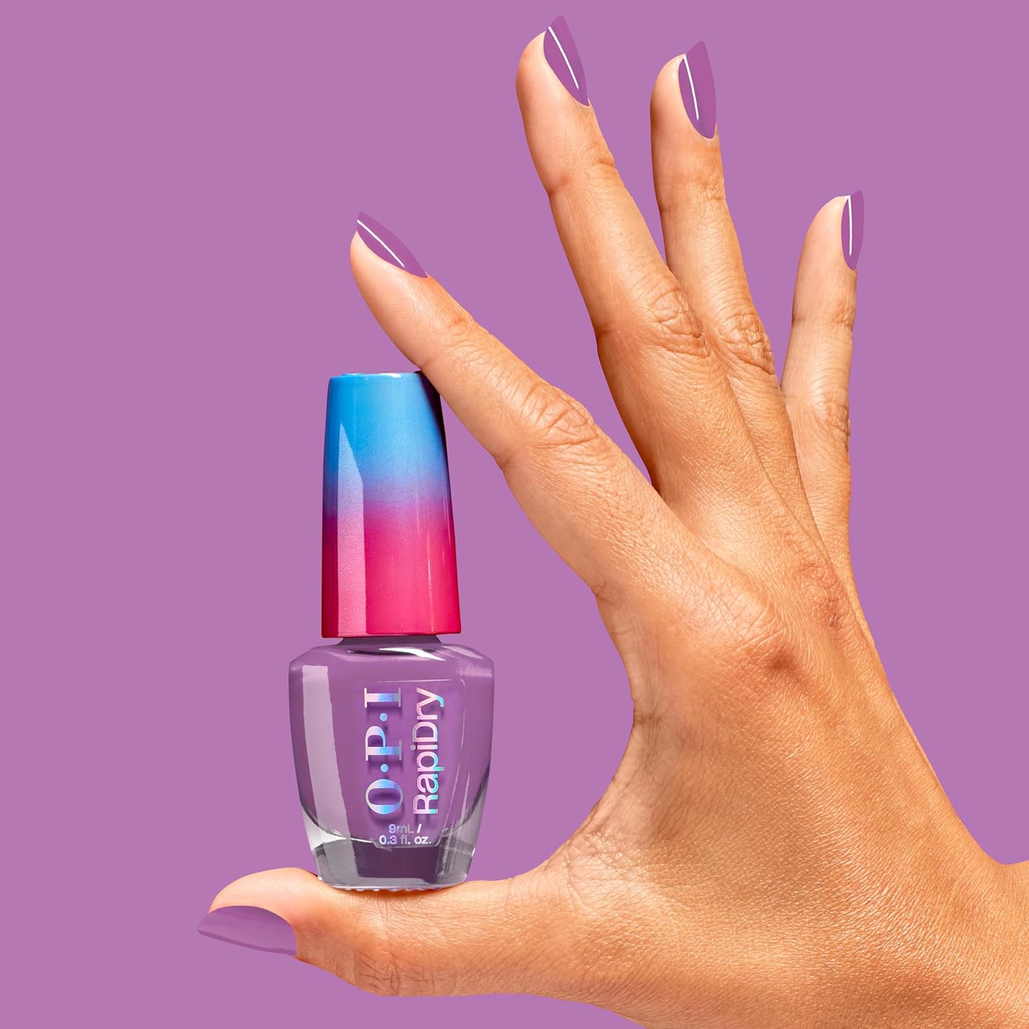 Thumbnail 1 de OPI RapiDry Vernis à ongles à séchage rapide rouge & bordeaux – tenue jusqu’à 5 jours, fini haute brillance (9 ml)