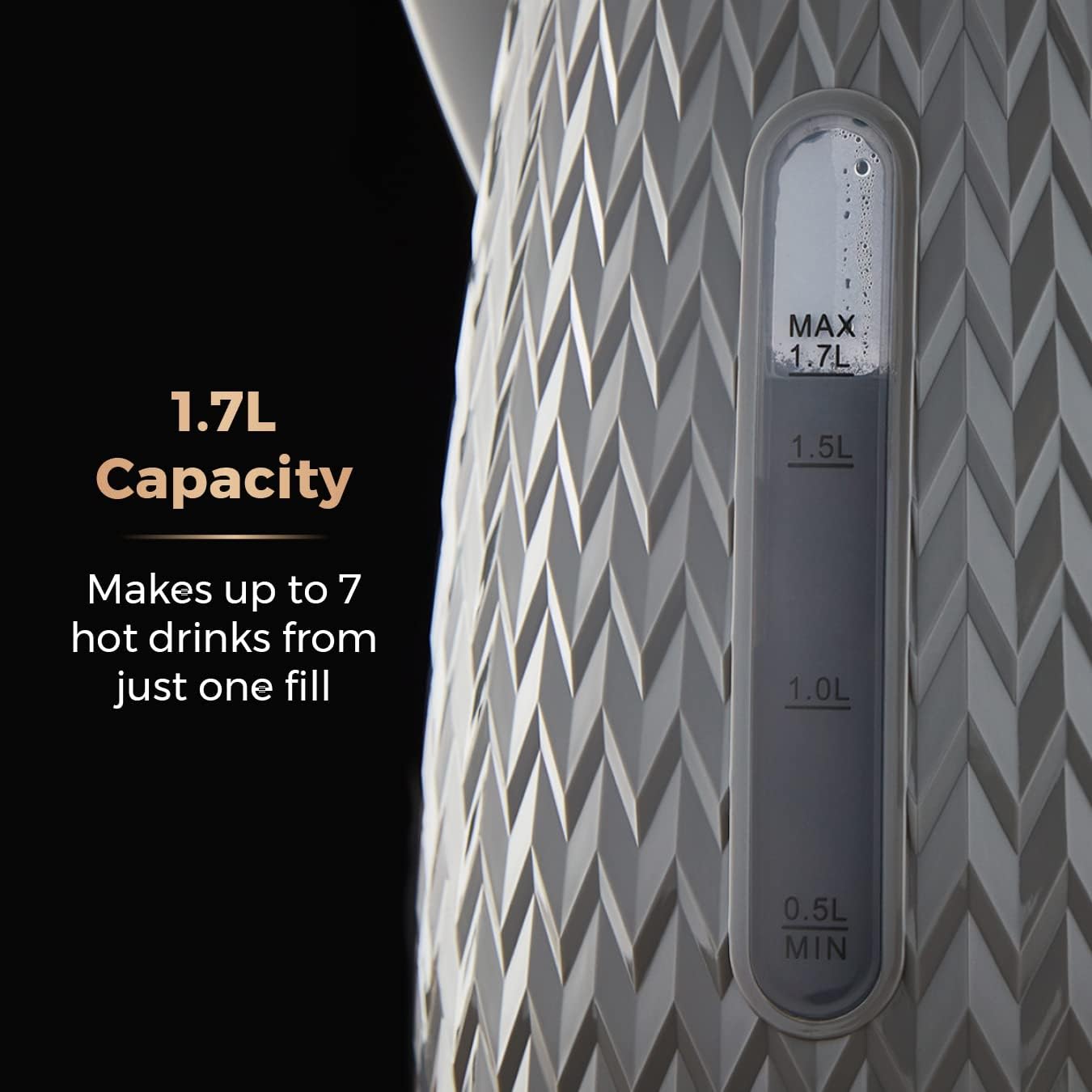Thumbnail 4 de Tower T10052GRY Empire 1.7L kettle
