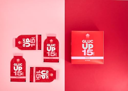 Detalle 1 de Gluc Up 15 – Complemento de glucosa en sticks de 30 ml (Sabor Fresa)
