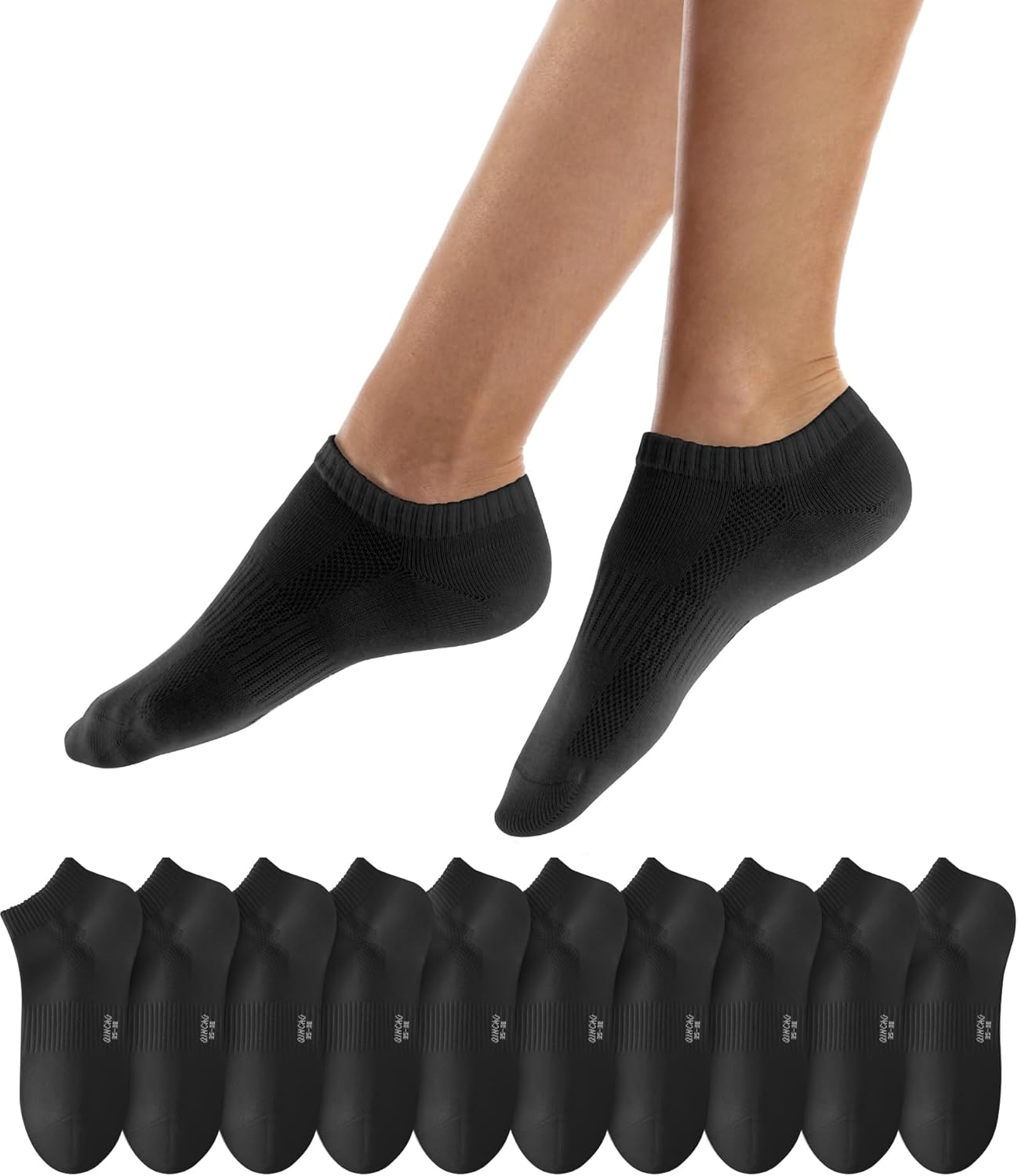 Thumbnail 6 de QINCAO Sneaker Socken (6/10 Paar) aus Baumwolle – kurze Sport- und Laufsocken für Herren & Damen