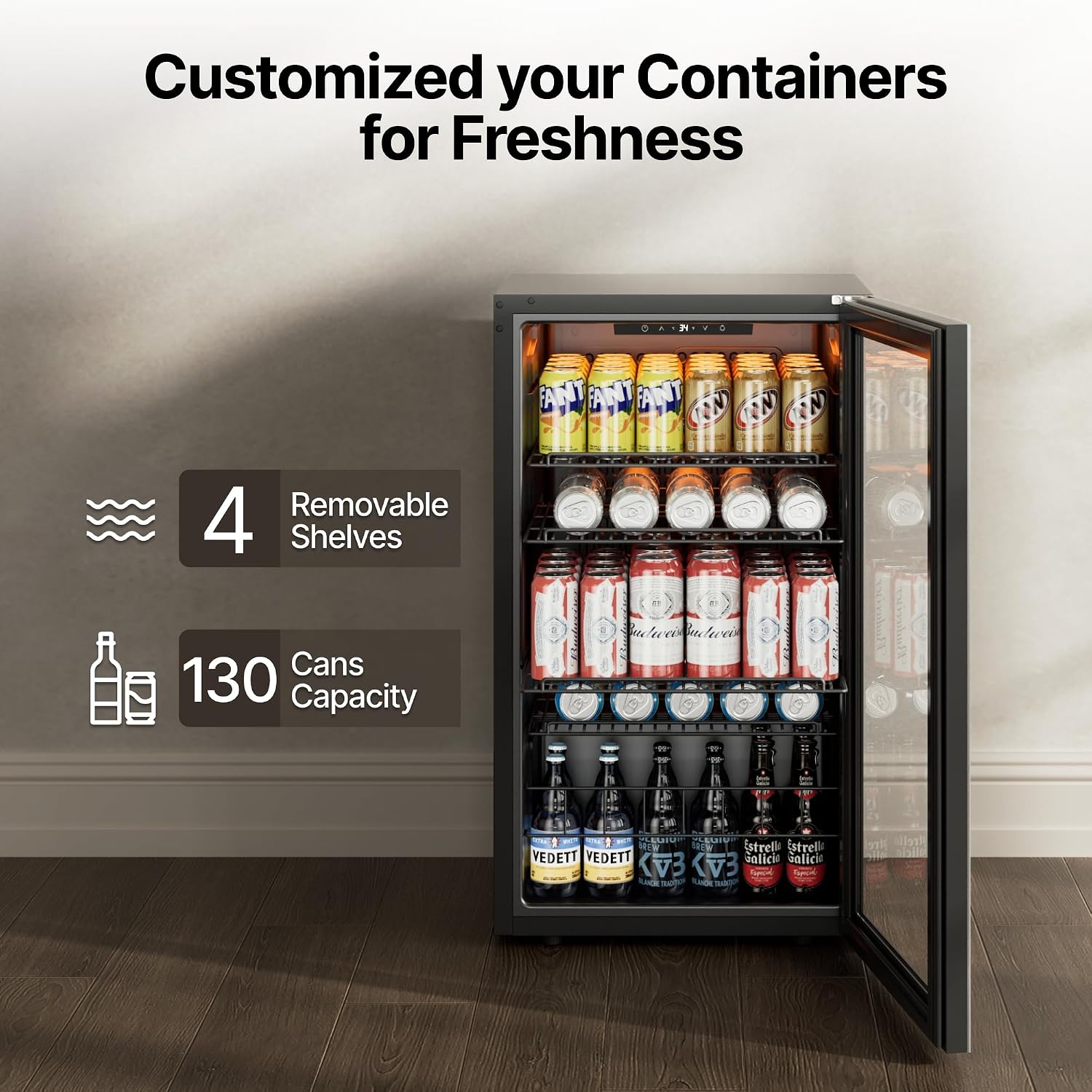 Detalle de Ca'Lefort Beverage Refrigerator, 3.35 cu. ft.
