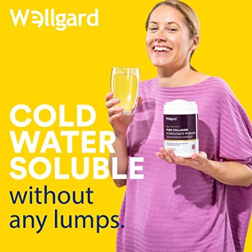 Detalle de Wellgard Collagen Powder: Bovine Peptides with High Levels of 8 Essential Amino Acids, Halal & Kosher, Made in the UK