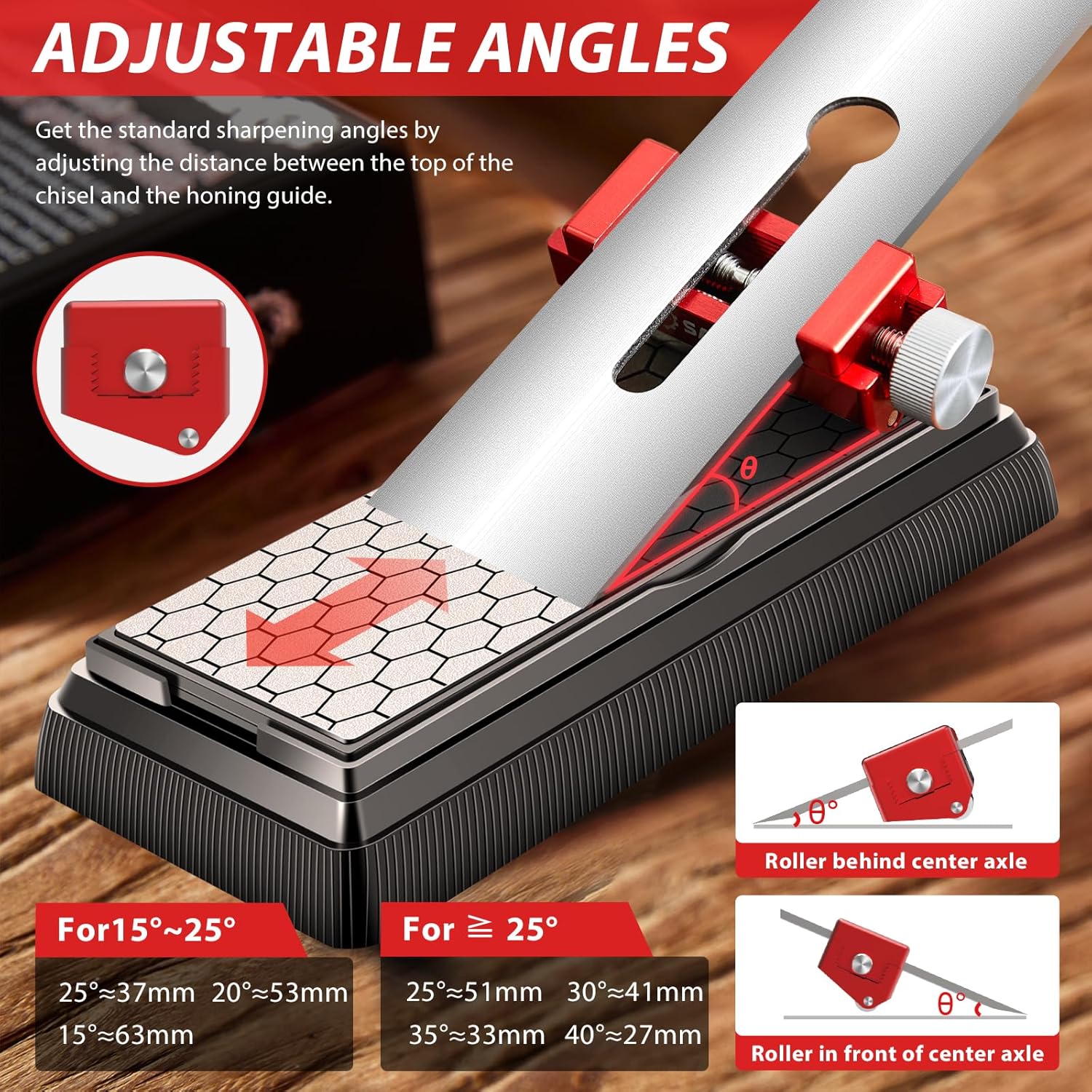 Thumbnail 2 de Saker Honing Guide with 400/1000 Grit Stone