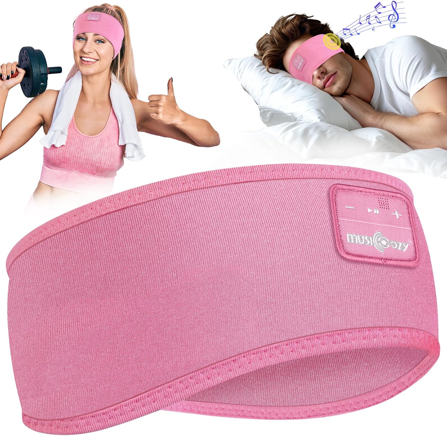 Detalle de MUSICOZY Sleep Headphones Bluetooth 5.4