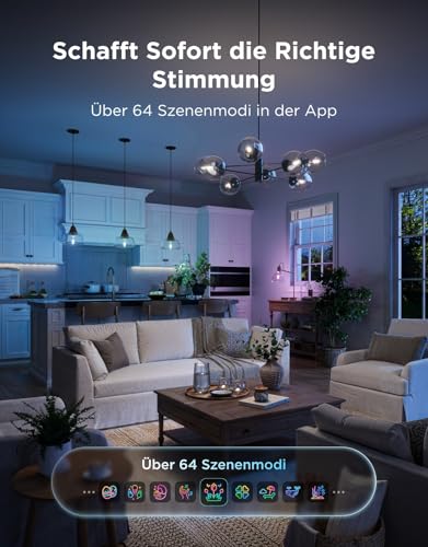Thumbnail 4 de Govee Smart Edison Glühbirne E27, ST64 – 500 lm, RGBWW, 2er-Set