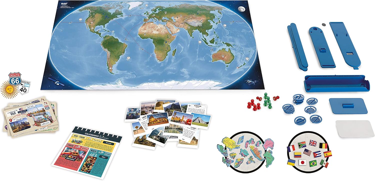 Thumbnail 1 de Buki Planisfero Magnetico 7346IT: Planisfero magnetico 70 x 38 cm per imparare la geografia giocando