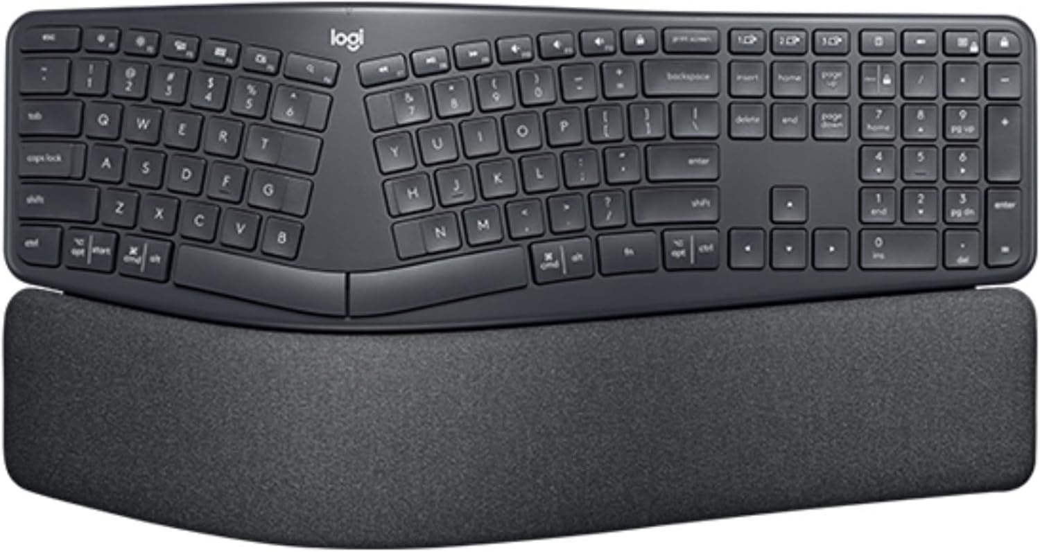 Detalle de Logitech ERGO K860 Wireless Keyboard — PAN QWERTY