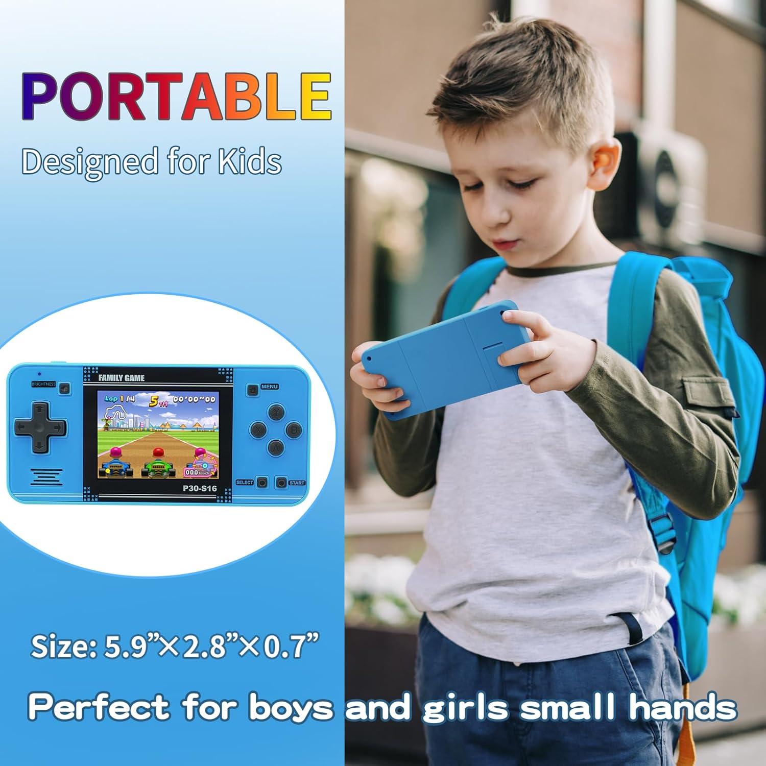 Thumbnail 3 de P30S handheld game console 3.0-inch