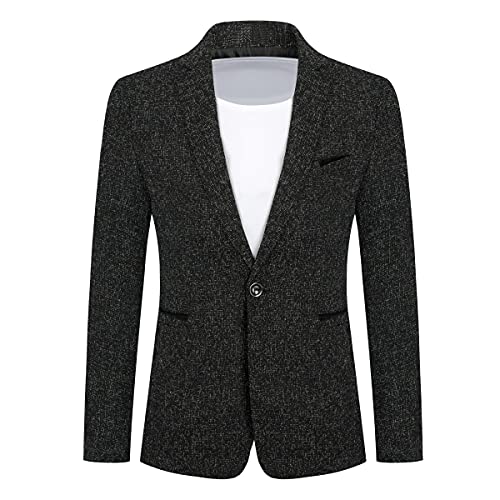 Thumbnail 1 de Allthemen Mens Slim Fit 1‑Button Blazer