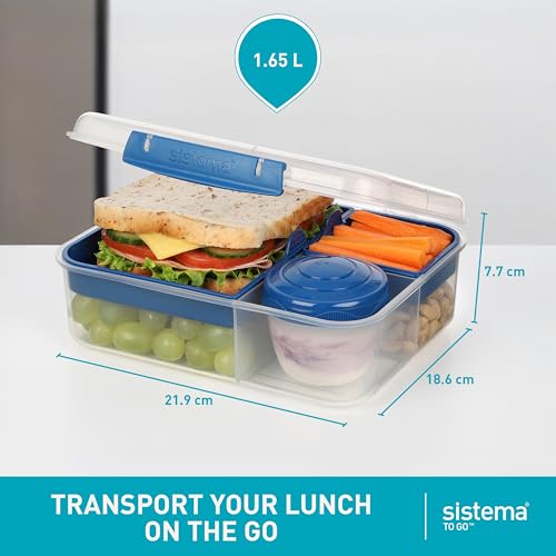 Thumbnail 1 de Sistema Bento Box LUNCH | 1.65 L (2 Pack) – Minty Teal & Ocean Blue