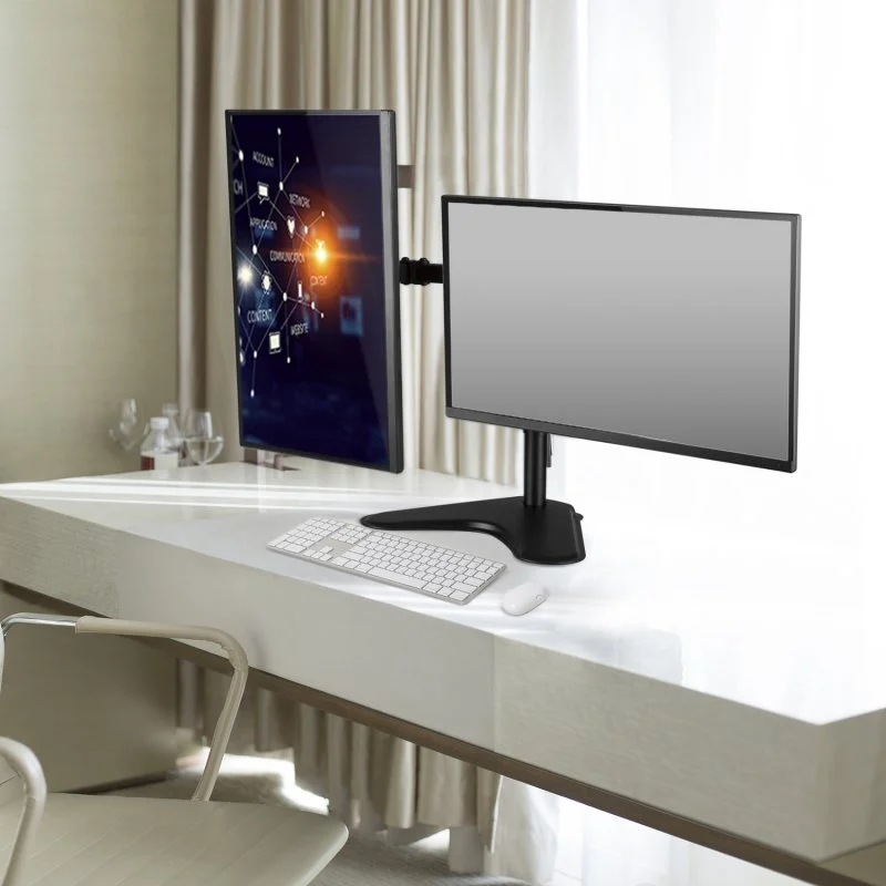 Detalle de Ewent EW1536 Soporte 2 brazos VESA 100×100 🖥