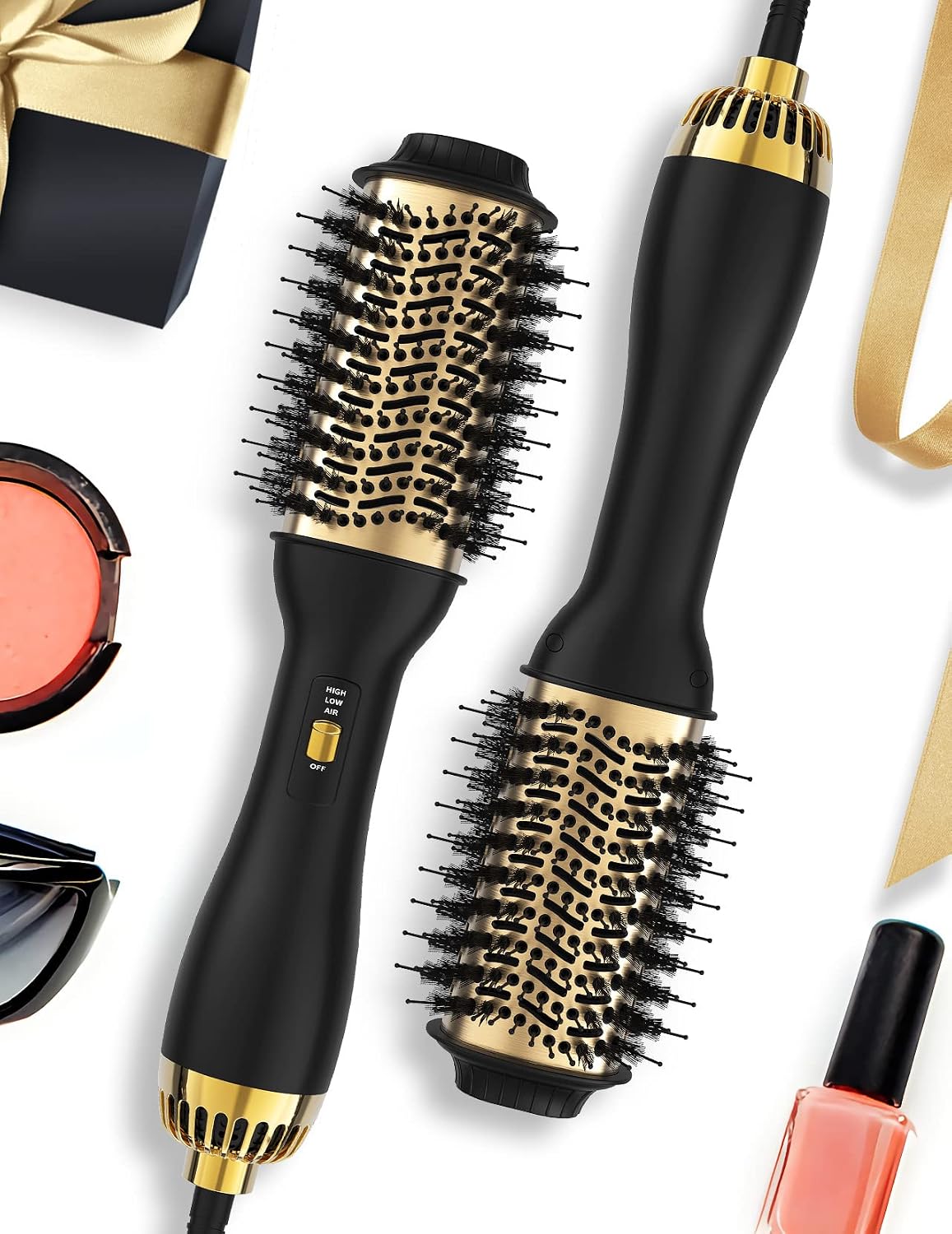Detalle de LANDOT SM-5368 One-Step Hair Dryer Brush, 60 mm Ionic Barrel, 3 Heat/2 Speed