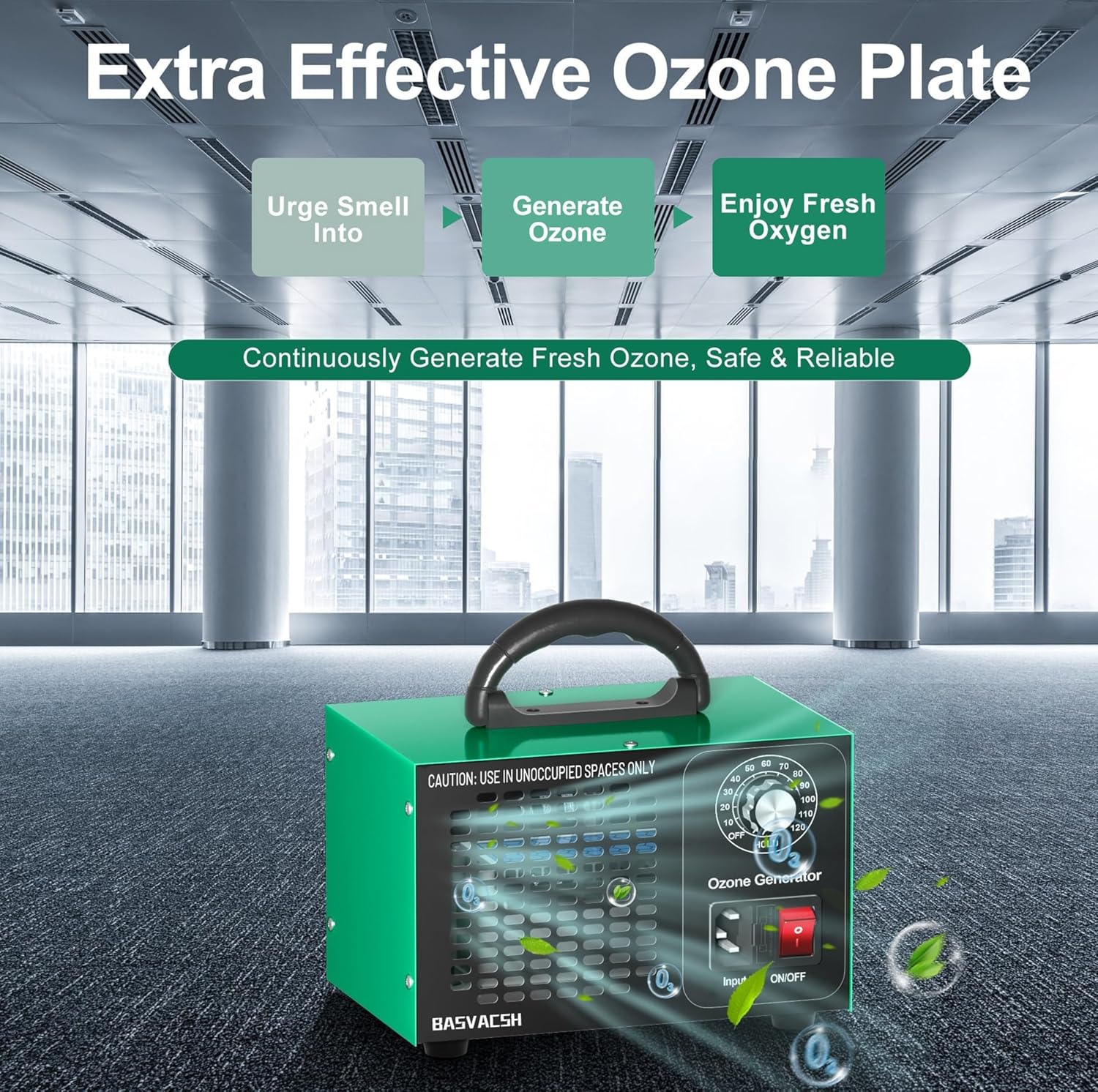 Thumbnail 6 de Ozone Generator 45,000mg/h O3 Car Deodorizer (Home/Industrial Air Ionizer)