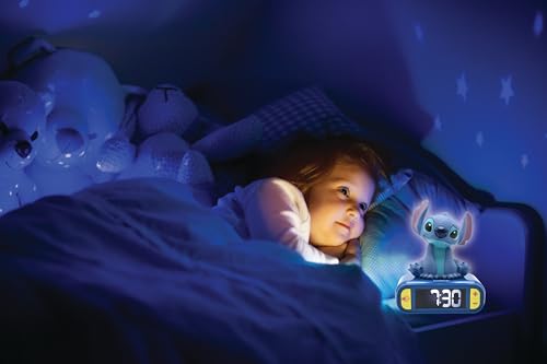 Thumbnail 4 de LEXIBOOK Disney Stitch RL800D: luz nocturna con despertador, sonidos y pantalla LCD retroiluminada
