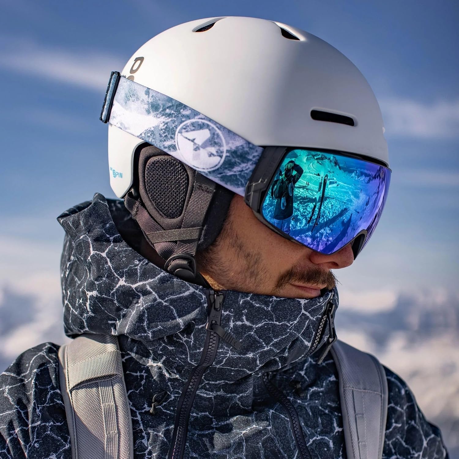 Detalle 2 de NAKED Optics The STORM Skibrille mit Wechselgläsern