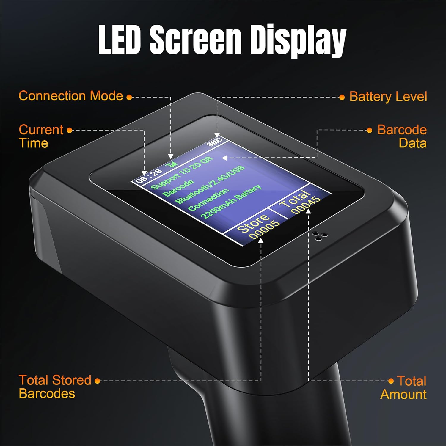 Detalle 2 de Tera Scanner de Codes-Barres 2D sans Fil