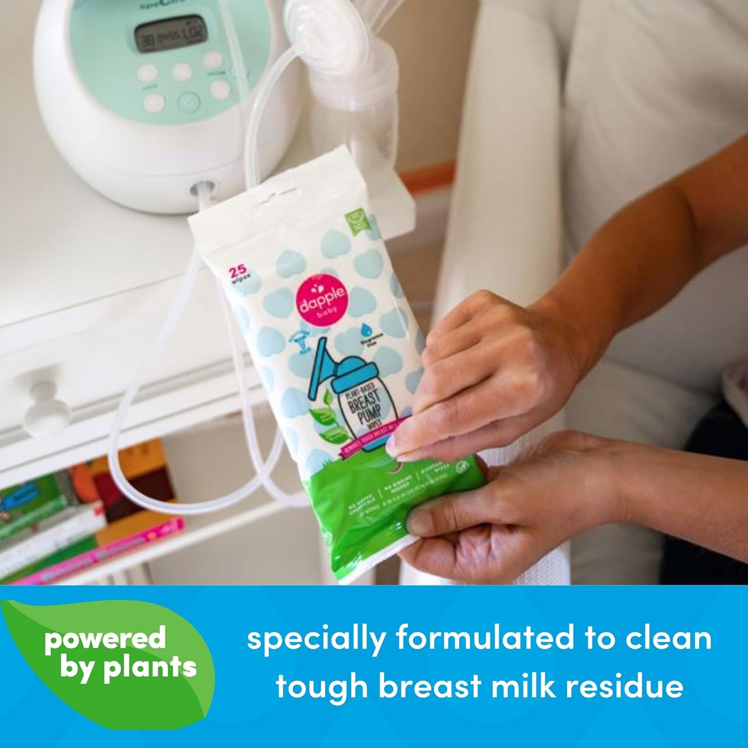 Thumbnail 2 de Dapple Breast Pump Wipes 25 Count