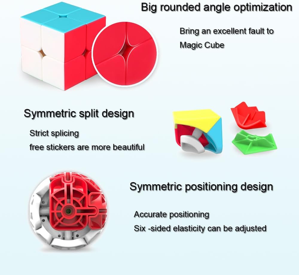Detalle 2 de Magic Cube Zauberwürfel 3x3 Set 3‑in‑1 🎲