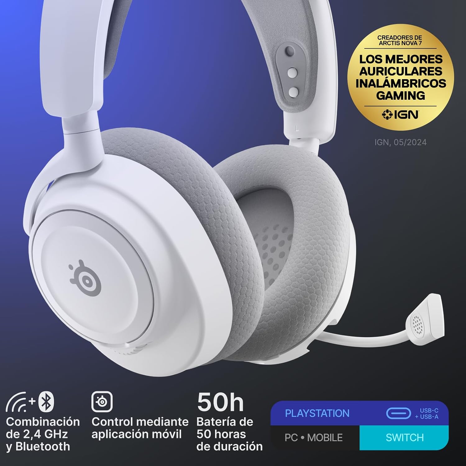 Thumbnail 1 de SteelSeries Arctis Nova 7P Gen2 50 h
