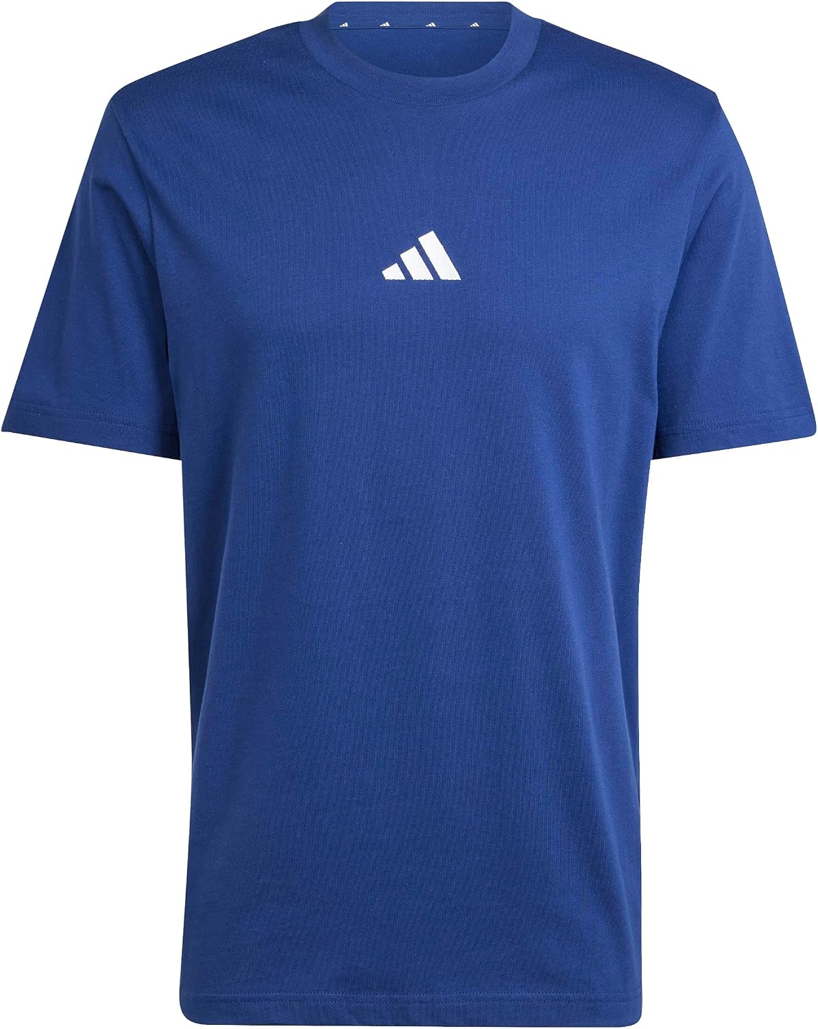 Detalle de adidas Essentials Small Logo Single Jersey Tee – męski T-shirt z małym logo