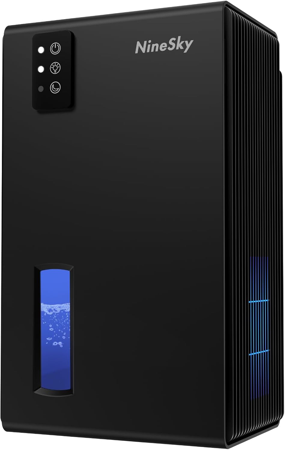 Detalle de NineSky 1000 Sq. Ft Dehumidifier with 95oz Tank, 7-Color Ambient Light, and Auto Shut Off
