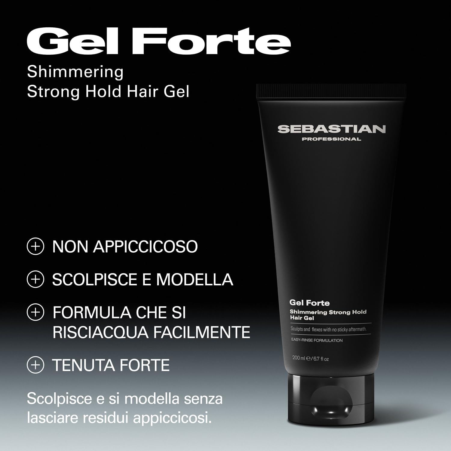 Thumbnail 2 de Sebastian Professional Gel Forte Shimmering con tenuta forte e brillantezza, 200 ml