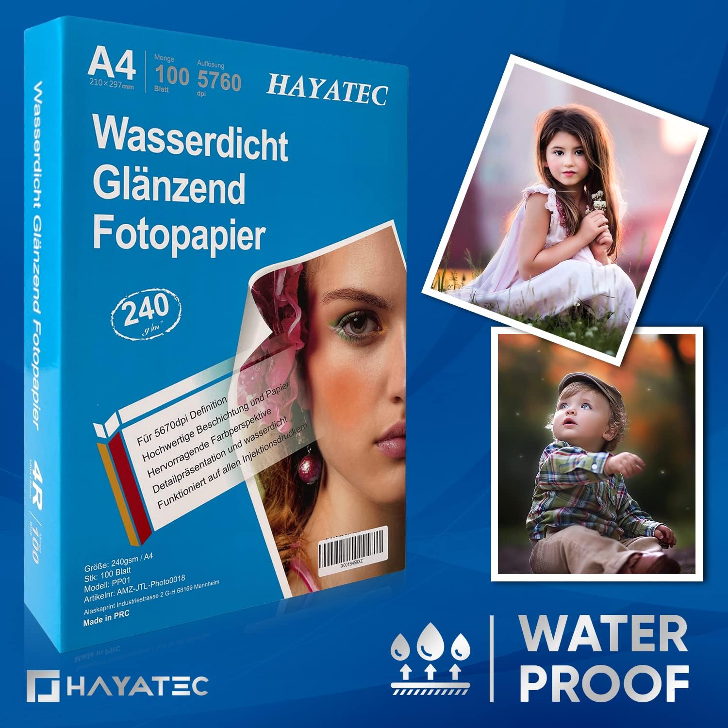 Thumbnail 5 de Fotopapier A4 Hochglanz 240 g/m² 100 Blatt