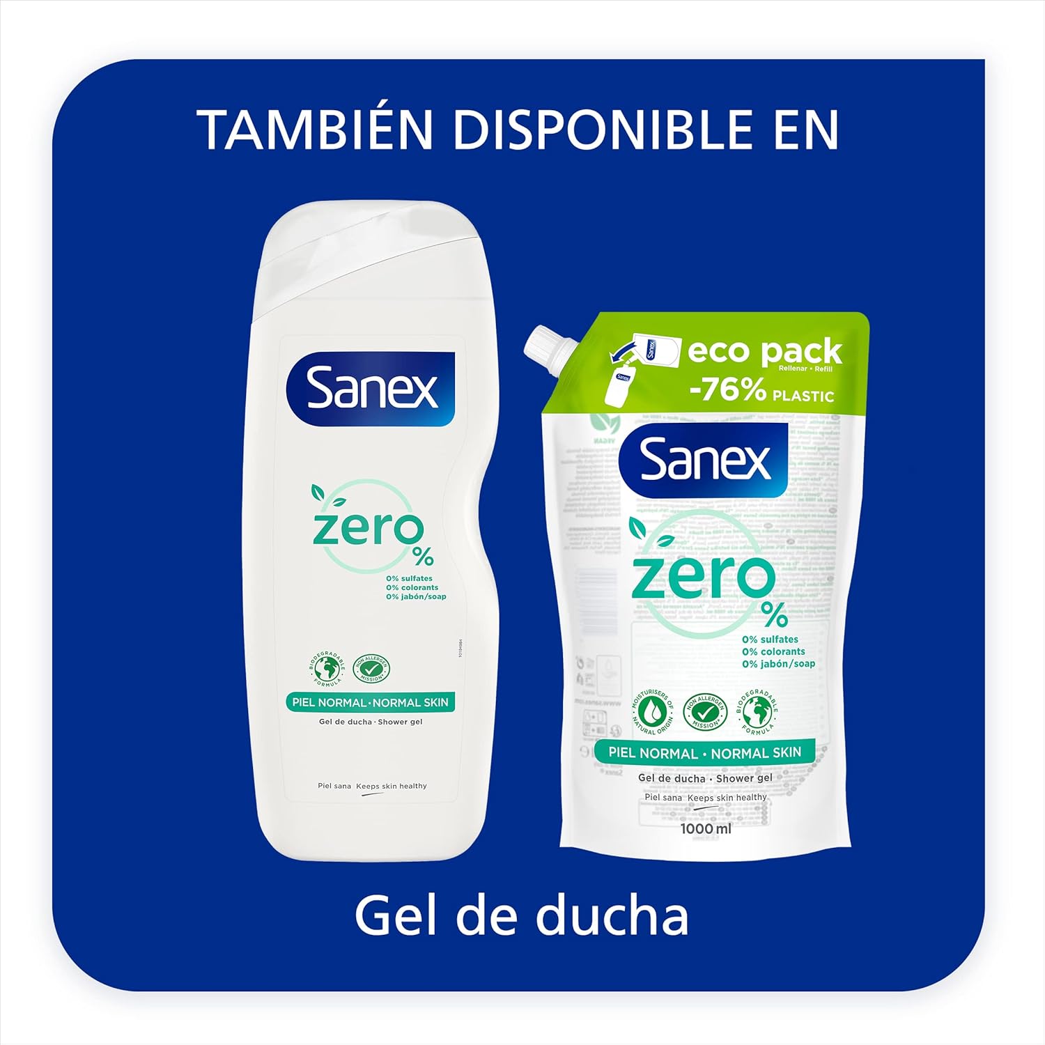 Thumbnail 9 de Sanex Zero% Extra Control Desodorante Spray 🧴 Pack 6x200ml