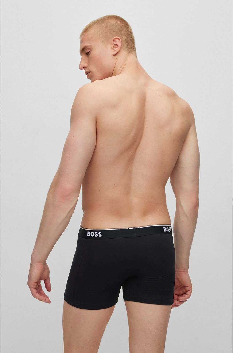 Detalle 2 de BOSS Herren BoxerBr 3P Power Dreierpack – eng anliegende Stretch-Boxershorts aus Baumwolle